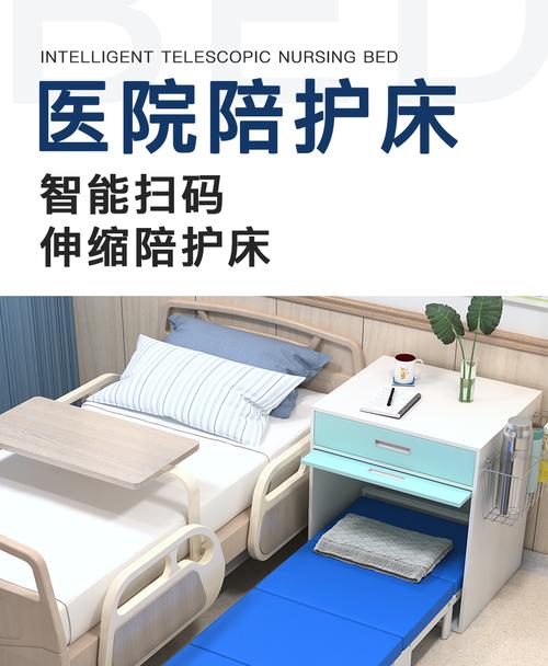 工廠直供定制 藍色PU面折疊床，高效服務醫院與診所需求